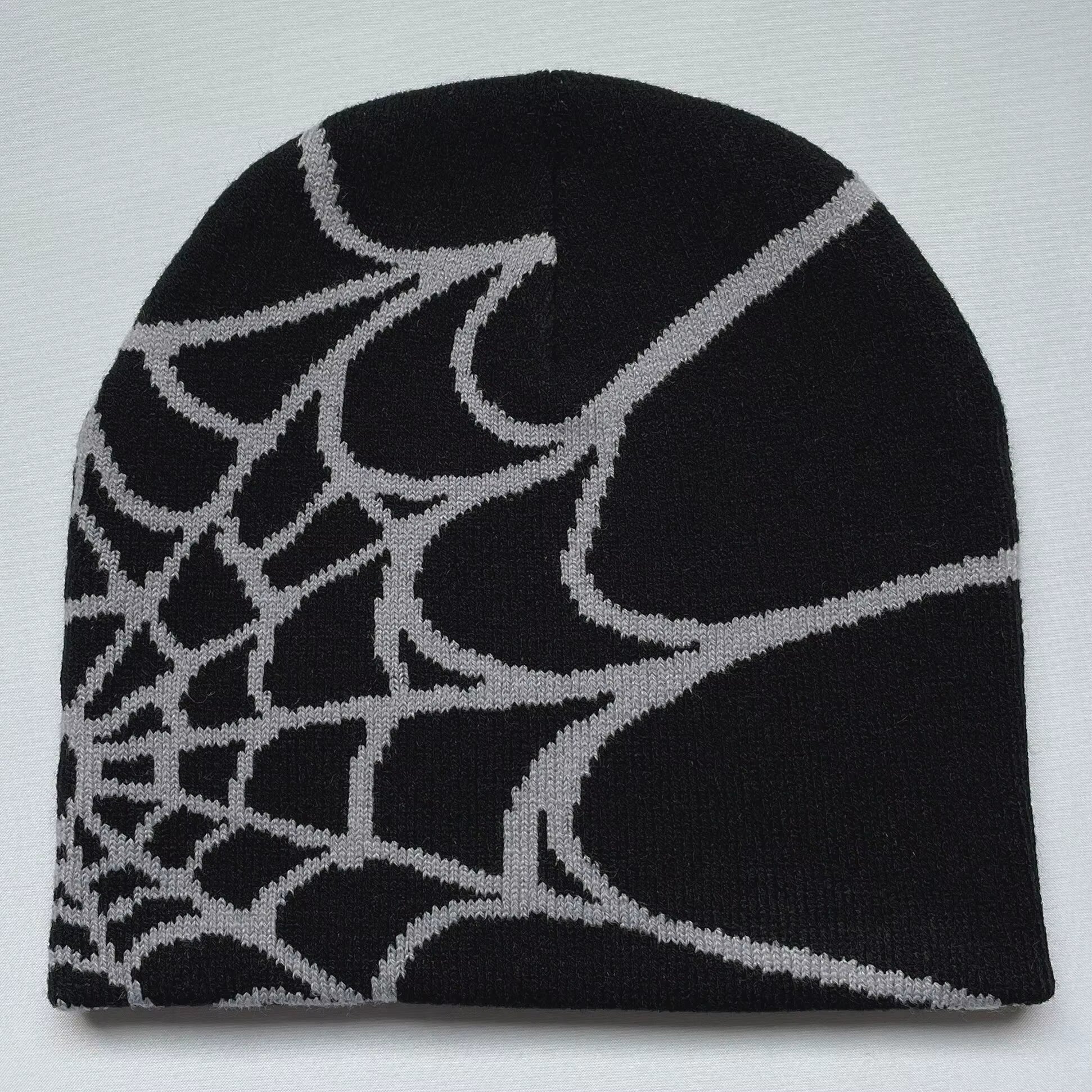 Four Seasons Men'S and Women'S Universal Y2K Knit Hat Spider Web Riding Outdoor Sports Fashion Hat